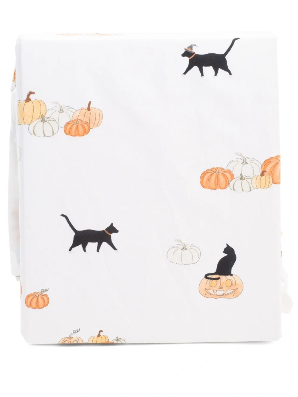 NWT Sophie Allport Pumpkin Cat Full Sheet Set